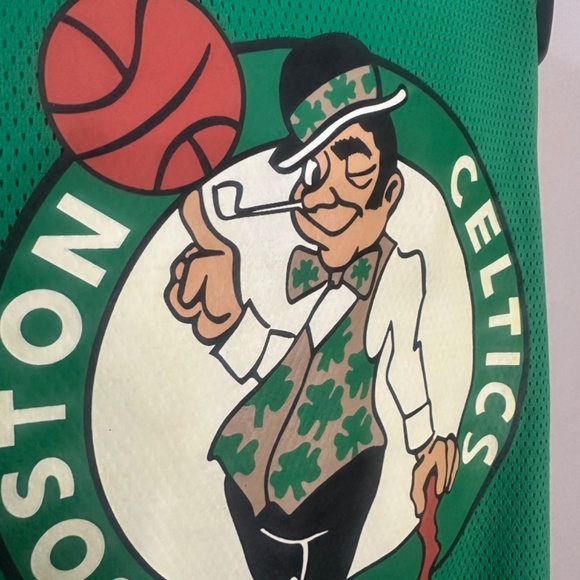 Boston Celtics Thick Logo Mesh Tank Top Large New with tags Made by Ultragame - Picture 2 of 4